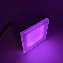 Бруківка світлодіодна 3,5W 12B 90х90х60мм RGB, фото 5