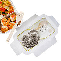 Ланч бокс із пшеничного волокна «Їж» 850 мл