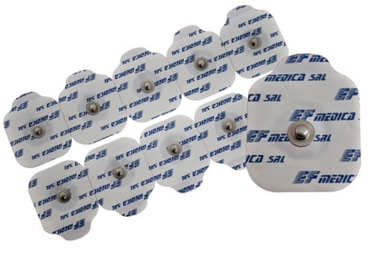 Електроди для ЕКГ EF Medica F 3240 SG з адгезивної піни 32x40 мм., 1 уп.