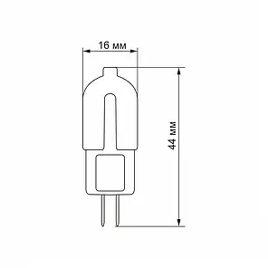 LED лампа Videx G4e 2W G4 4100K VL-G4e-02224, фото 2