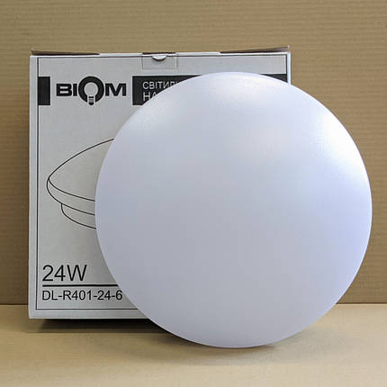 LED світильник накладний Biom 24W 5000K коло DL-R401-24-5 22083, фото 1