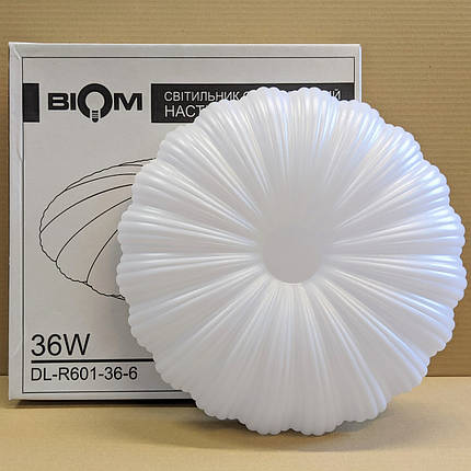 LED світильник накладний Biom 36W 6200К коло DL-R601-36-6 21874, фото 2