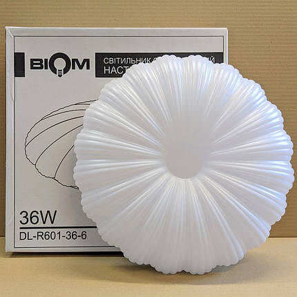 LED світильник накладний Biom 36W 6200К коло DL-R601-36-6 21874, фото 1