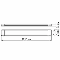 LED світильник Videx 36W 5000K IP40 VL-BN-36125, фото 3