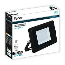 LED Прожектор Feron LL-993 30W 6400K IP65 5833 (29621), фото 2