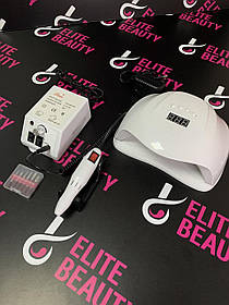 Набор для манікюра. Фрезер LINA 2000 + Лампа SUN X + 6 фрез