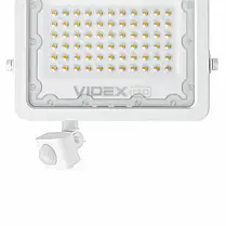 LED прожектор Videx F2e 50W 5000К з датчиком руху та освітленості VL-F2e505W-S, фото 2