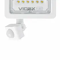 LED прожектор Videx F2e 20W 5000К з датчиком руху та освітленості VL-F2e205W-S, фото 2