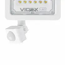LED прожектор Videx F2e 10W 5000К з датчиком руху та освітленості VL-F2e105W-S, фото 2