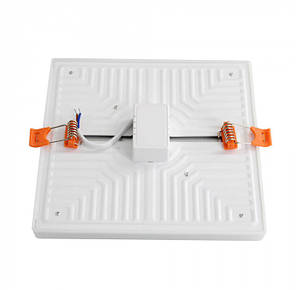 LED Downlight Євросвітло 18W 6400К вбудований квадрат без рамки LED-S-120-18 000057954, фото 3