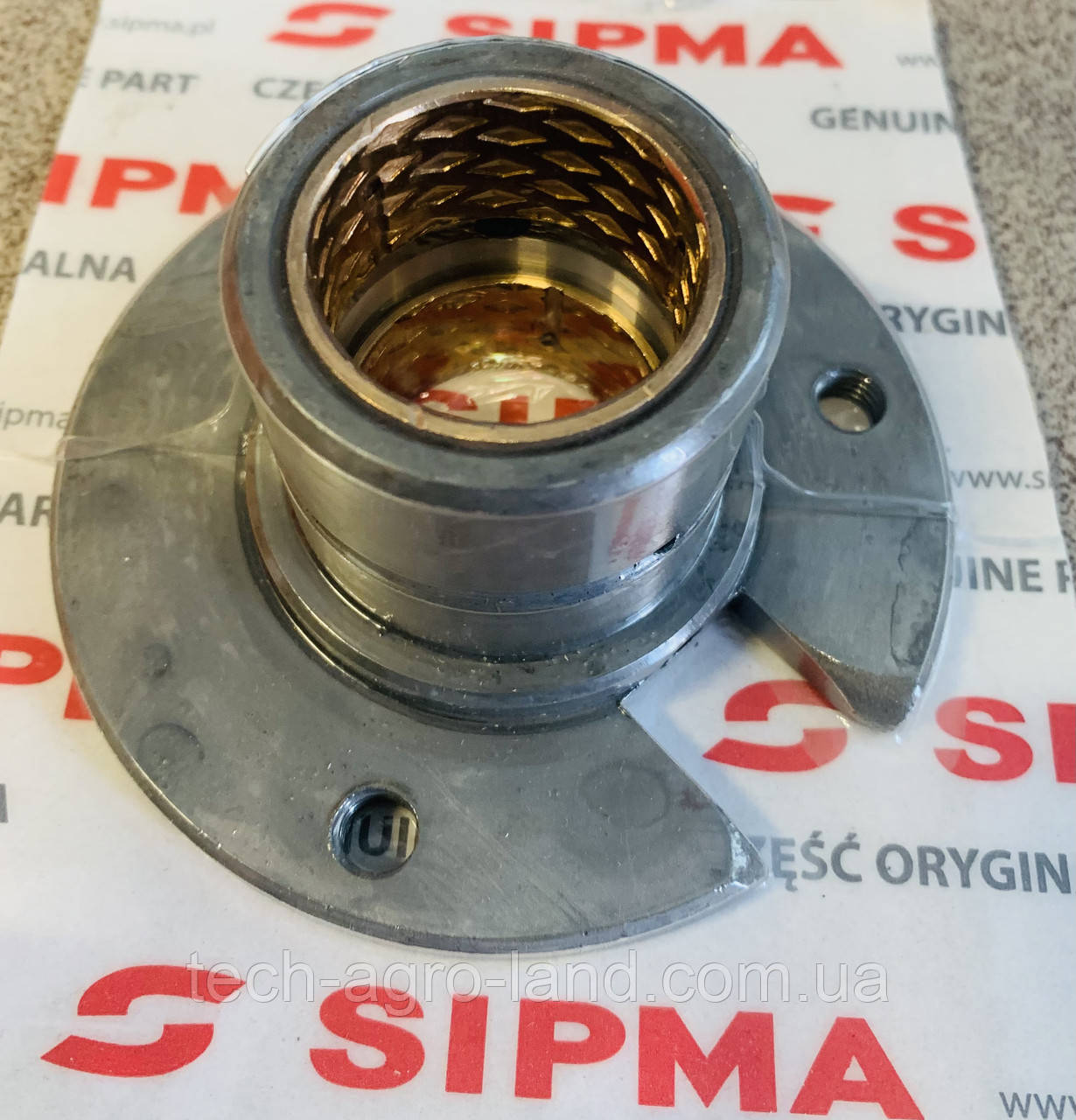 Корпус, фланець вала в'язальних апаратів із втулками на прес-підбірник SIPMA Z224 — оригінал 2023-070-714.00