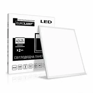 LED промо-набір Eurolamp (панель) 60*60 40W 5000K 2в1 LED-Panel-40/50(110)(2), фото 1