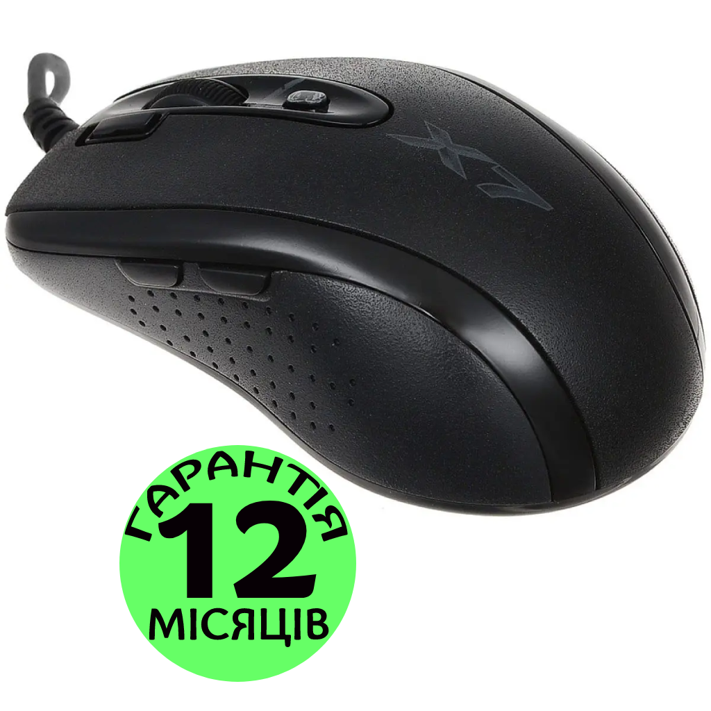 Ігрова миша A4Tech X7 X-710MK USB чорна, дротова, геймерська мишка а4 х7