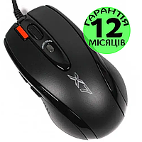 Ігрова миша A4Tech X7 X-718BK USB чорна, дротова, геймерська мишка а4 х7