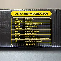 Лінійний LED світильник Lebron L-LPO 36W 4000K IP20 16-45-41, фото 2