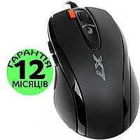 Игровая мышь A4Tech X7 XL-750BK USB черная, проводная, геймерская мышка а4 х7