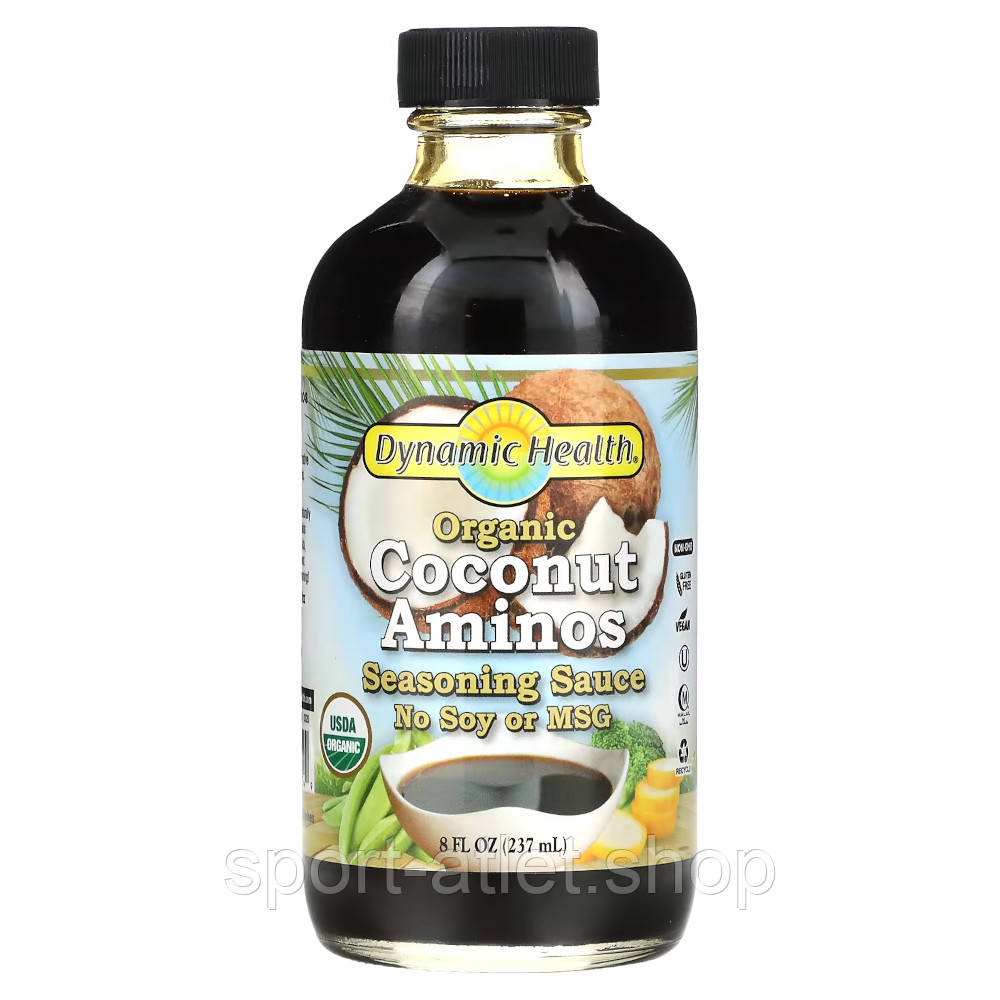 Замінник харчування Dynamic Health Organic Coconut Aminos, 237 мл