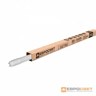 LED Лампа T8 Євросвітло PRO 9Вт G13 6400K L-600 000042357, фото 2