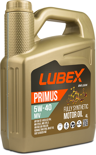 Моторна олива LUBEX PRIMUS MV 5w40 4л синтетична