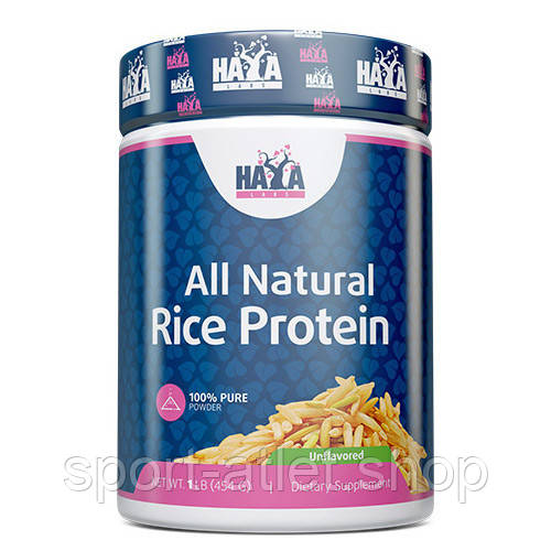 Протеїн Haya Labs 100% All Natural Rice Protein, 454 грам, фото 1