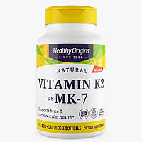 Витамины и минералы Healthy Origins Vitamin K2 as MK-7 Natural 100 mcg, 180 вегакапсул