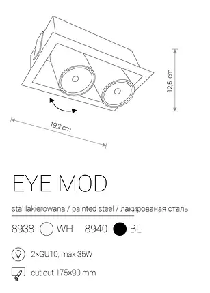 Світильник стельовий Nowodvorski EYE MOD 8940, фото 3