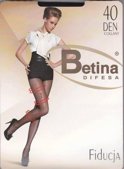 Колготки 40 ден жіночі капронові з шортиками міцні BETINA 40 чорні бежеві капучино сірі р 2 3 4 5