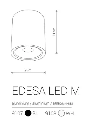 Вуличний світильник Nowodvorski EDESA LED M 9108, фото 3
