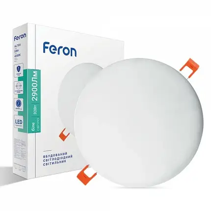 LED світильник Feron AL704 32W 2900Lm 4000K коло (41567) 7403, фото 2