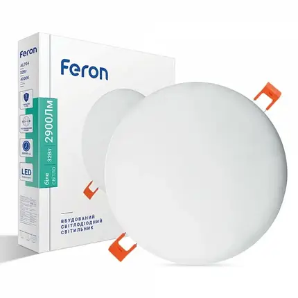 LED світильник Feron AL704 32W 2900Lm 4000K коло (41567) 7403, фото 3