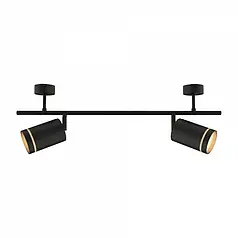 Накладний поворотний світильник Feron ML382 2xMR16/GU10 чорний (40231) 7480