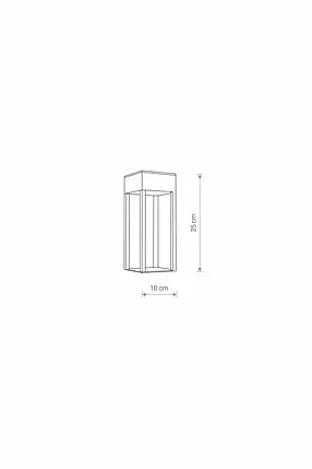 Вуличний світильник Nowodvorski STRUCTURE LED 25см IP54 8146, фото 2