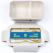 Ланч бокс із пшеничного еко-волокна Be Brave (850 мл), фото 4
