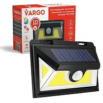 LED світильник на сонячній батареї VARGO 10W COB чорний (VS-701330), фото 2