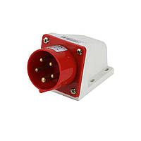 Вилка силова стаціонарна ENERGIO 515(3P+PE+N) 16A 380V IP44 (IC-515)