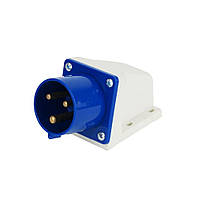 Вилка силова стаціонарна ENERGIO 523(2P+PE) 32A 220V IP44 (IC-523)