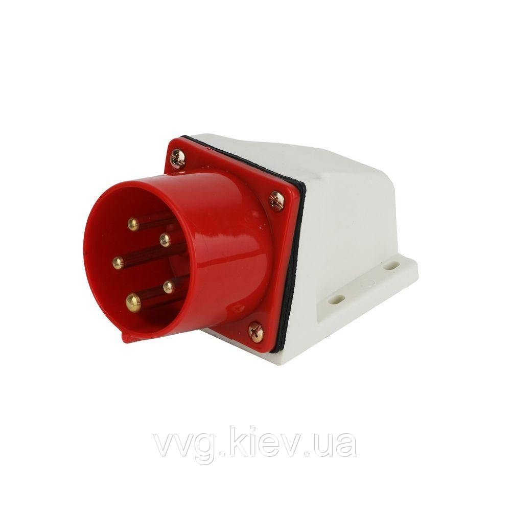 Вилка силова стаціонарна ENERGIO 525(3P+PE+N) 32A 380V IP44 (IC-525)