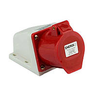 Розетка силова стаціонарна ENERGIO 123(2P+PE) 32A 220V IP44 (IC-123)