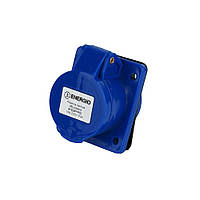 Розетка силова вбудована ENERGIO 413(2P+PE) 16A 220V IP44 (IC-413)