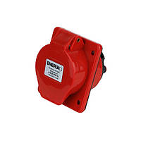 Розетка силова вбудована ENERGIO 415(3P+PE+N) 16A 380V IP44 (IC-415)