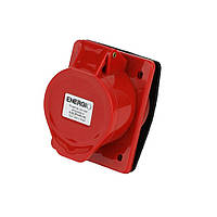 Розетка силова вбудована ENERGIO 425(3P+PE+N) 32A 380V IP44 (IC-425)