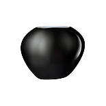 Ваза кришталь Satin Black 40 см Nude Glass, фото 6