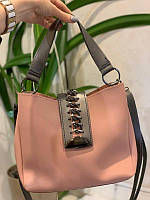 Стильная женская сумка Lily, розовая удобная повседневная сумочка на плечо, SL