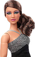 Колекційна лялька Барбі Barbie Signature Looks пишна шатенка HBX95, фото 4