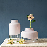 Ваза кришталева Magnolia Pink 32 см Nude Glass, фото 7