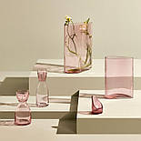 Ваза кришталь Mist Dusty Rose 38 см Nude Glass, фото 7