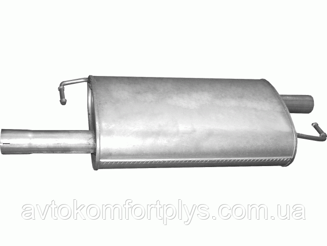 Резонатор Volkswagen Transporter T5 2.0 2003 - 2015 рр Полмостров, фото 1