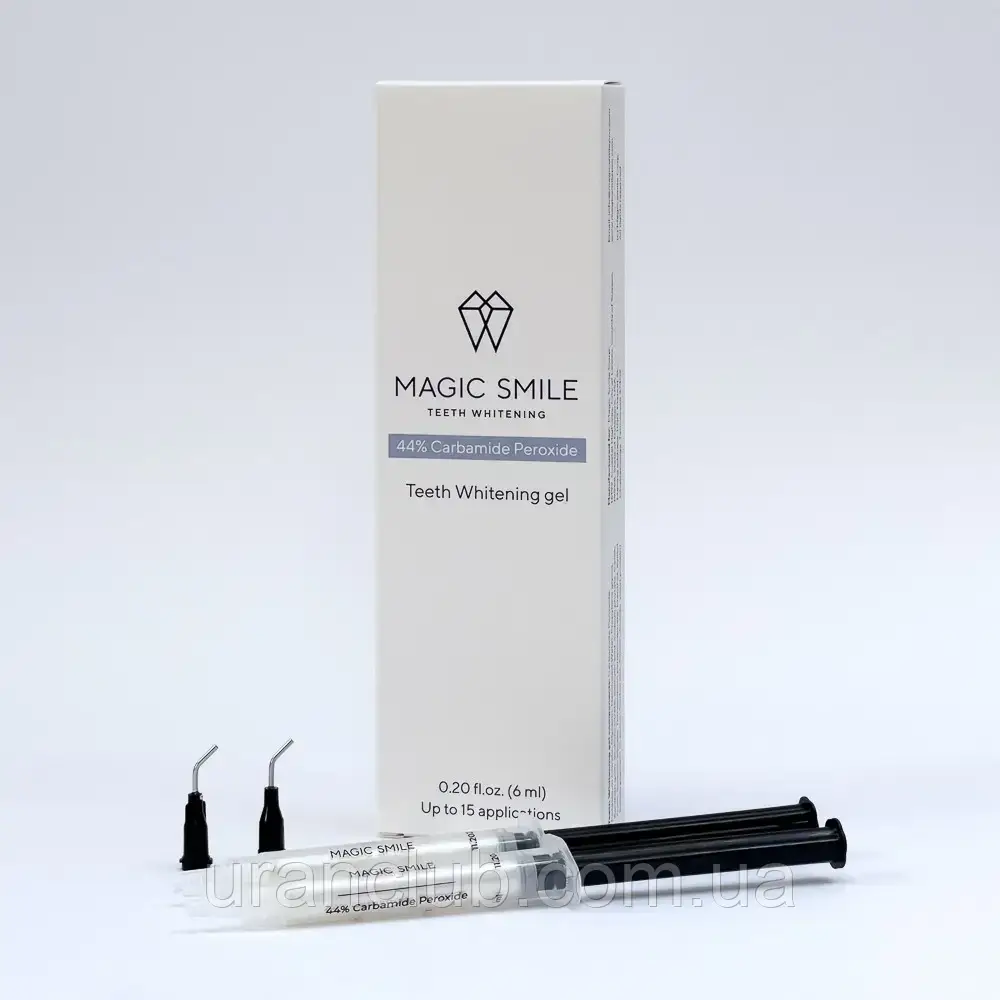 MAGICSMILE CARBAMIDE PEROXIDE 44%,(Меджик смайл ПЕРОКСИД КАРБАМІДУ 44%) ПАЦІЄНТІВ 5