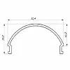 Комплект ТІС профіль накладний алюм. анод + розсіювач для LED стрічки ЛСС, фото 4