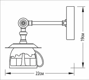 Бра PikART 2398 Coffee, фото 2